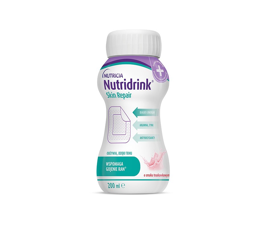 Nutricia Nutridrink Skin Repair Truskawka 200ml - obrazek 2